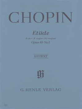 Image de CHOPIN ETUDE MI MAJ OP10.3 HN Piano