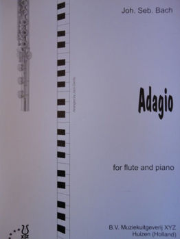Image de BACH ADAGIO Flûte Traversière Piano