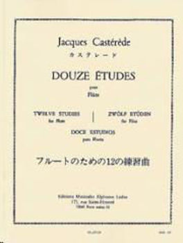 Image de CASTEREDE 12 ETUDES Flute Traversière